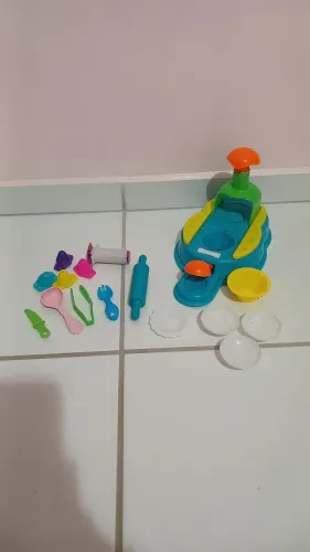 Kit de massinha de cupcake com acessórios