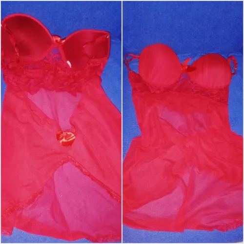 Lingerie vermelha