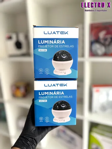 Luminária projetor de estrelas 