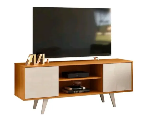 Rack para TV Moderno com Design Retrô