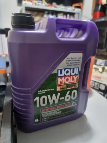 Óleo de motor Liqui Moly 10W-60 galao 5L ferrari porsche bmw série m carros turbo 