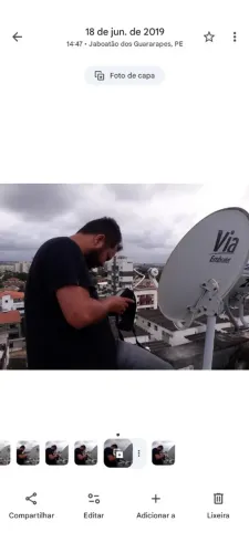 Serviços de antena e apontamento antenista