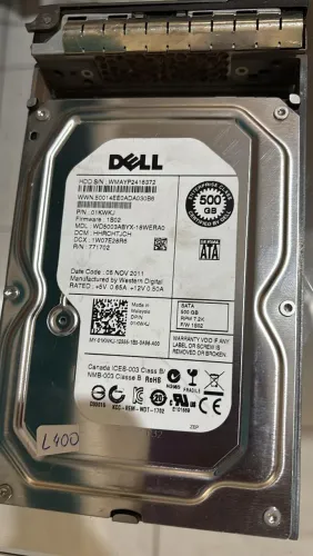 HD Dell 500GB SATA Servidor 7.2k - WD5003ABYX-18WERA0 (USADO)