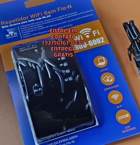 Repetidor de Sinal Wi fi Barato - Entrega das 9 até as hrs22