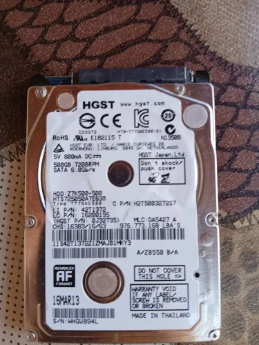 HD HGST 500GB 7200RPM SATA
