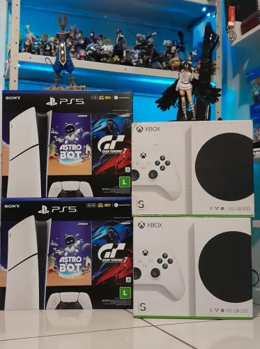 Consoles novos e seminovos (leia a descrição!)