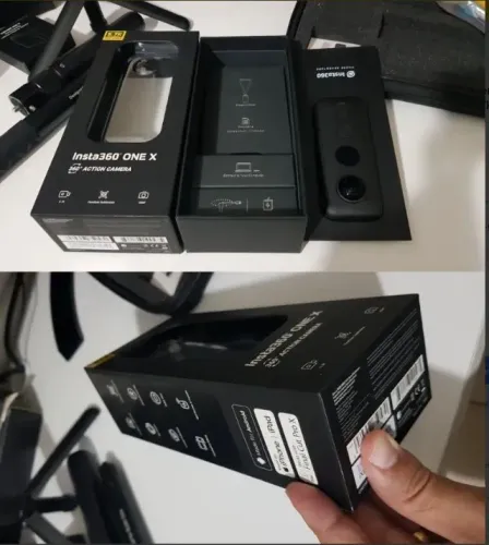 Kit Câmera Insta360 One X 5.7k Com Acessórios