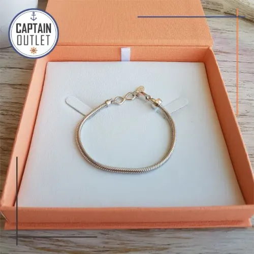Pulseira Vivara Life Autêntica Prata 925 Luxuoso P/ Berloque