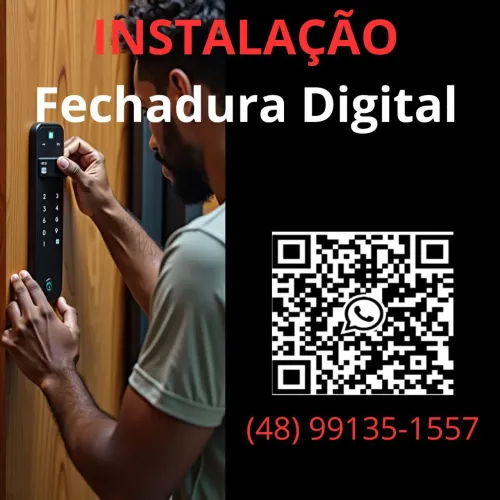 Instalação fechadura digital 