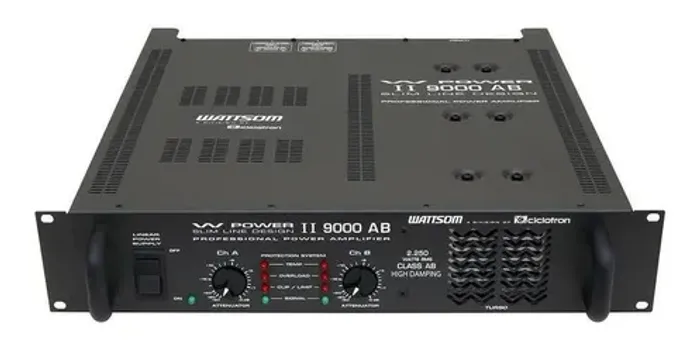 Amplificador de Potência W Power 9000AB Ciclotron/Wattsom