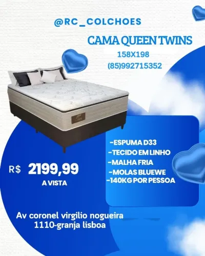 CAMA CASAL QUEEN GAZIN