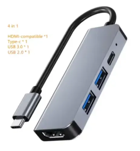 Hub 4x1 Adaptador Usb C Hdmi 4k Usb 3.0 z1437