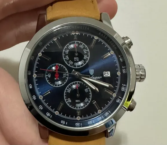 Relógio Masculino Poedagar Mar Azul - À Prova D?Água