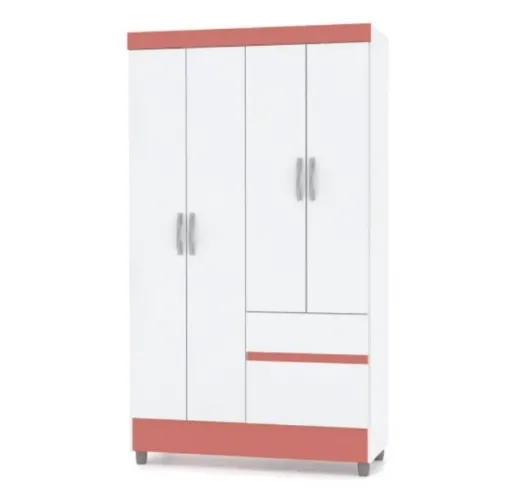 Guarda Roupa 4 Portas 2 Gavetas Novo entregamos
