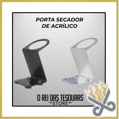 Porta secador em acrílico 