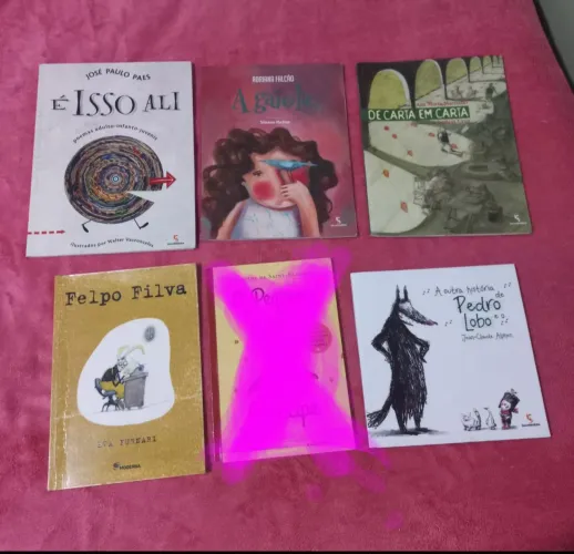 Paradidáticos coloridos - Novos, sem avaria