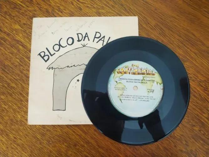 Disco De Vinil Música Para Brincar E Cantar Bloco Da Palhoça