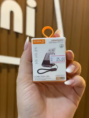Adaptador USB Tipo C para Celular - O'Gold