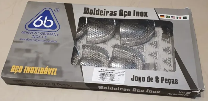 Moldeira Perfurada Adulto Inox