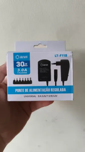 Fonte de Alimentação 30W 7 Plugs Universal Lotus LT-F118