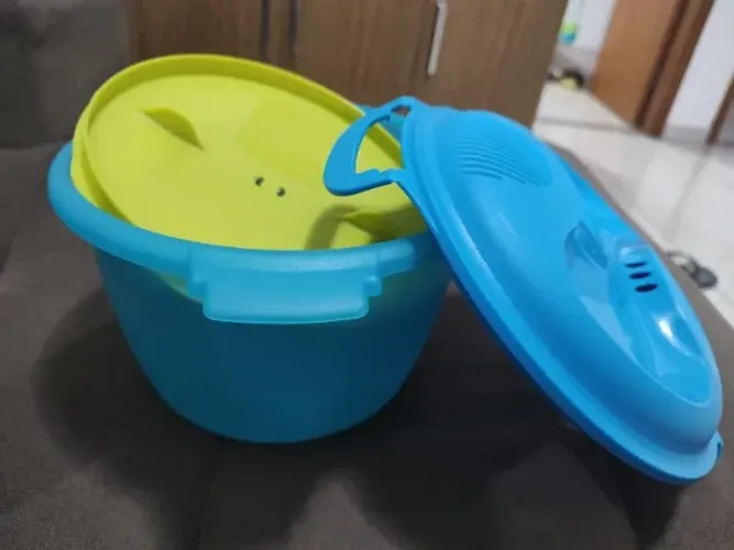 Kit de vasilhas para Microondas Tupperware 
