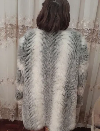 Casaco de Pele Sintética