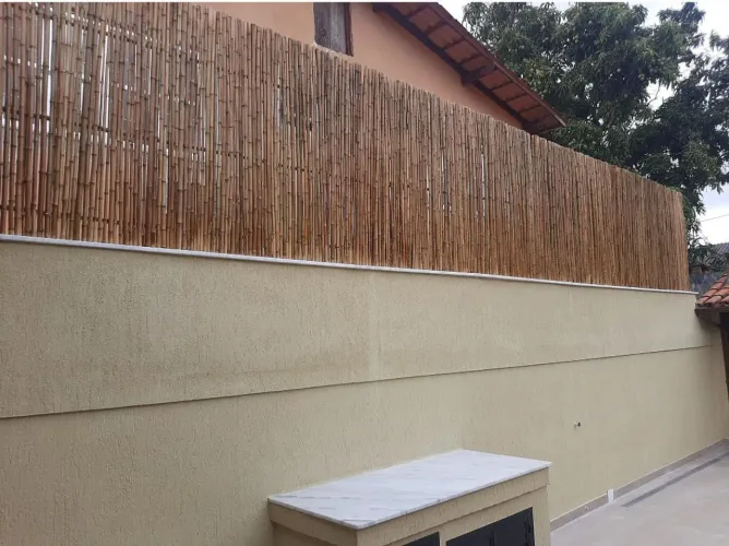 Paineis bambos no recreio bandeirantes e pergolados