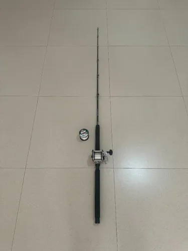 Conjunto Vara Quantum Blue Runner E Carretilha Penn 209