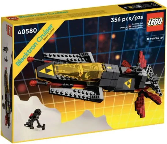 Lego System 40580 Blacktron Cruiser Spaceship Novo Pronta Entrega