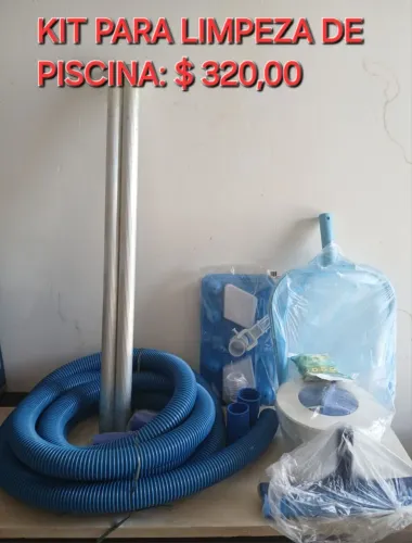 Kit Completo para Limpeza de Piscinas