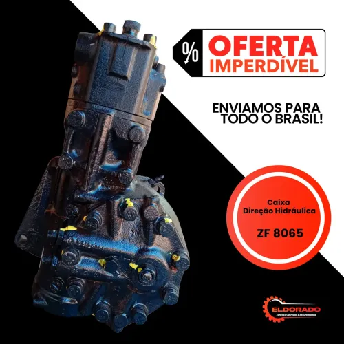 Caixa de Direção Hidráulica ZF 8065 - Caminhões/ Ônibus 