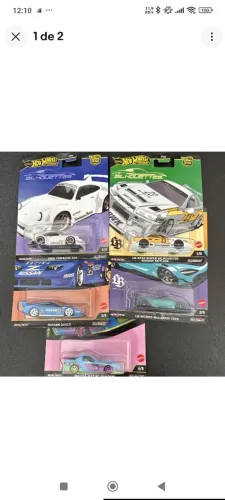 Hot Wheels Premium 2025 Car Culture G Case SILHOUETTES - Conjunto com 5 miniaturas