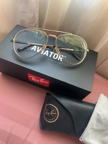 Armação Óculos Ray-Ban Aviator Titanium