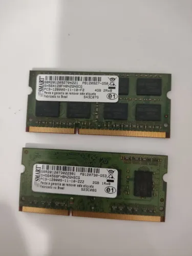 Memórias RAM Smart 2GB e 4GB DDR3 para notebook Notebook