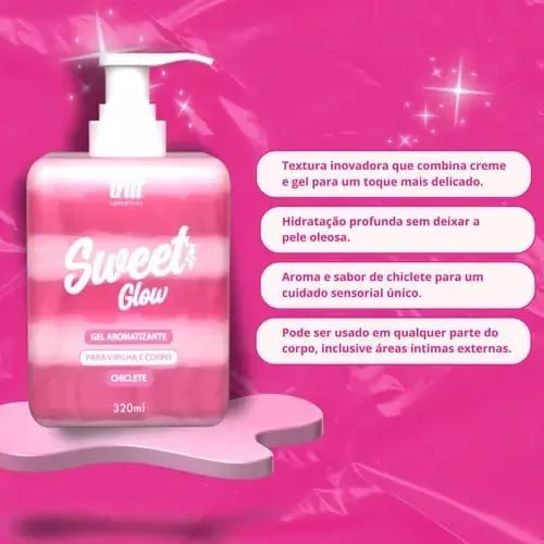 Creme para o corpo Sweet Glow - Chiclete