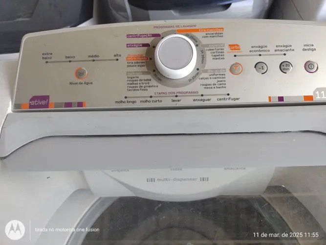 LAVADORA BRASTEMP ATIVE 11KLS 220V