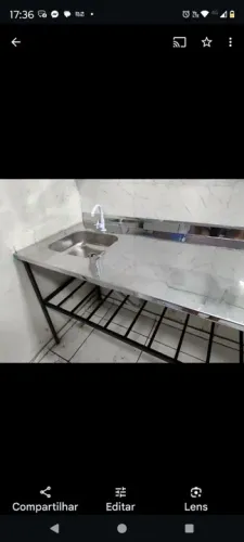 Pia de Inox para Cozinha