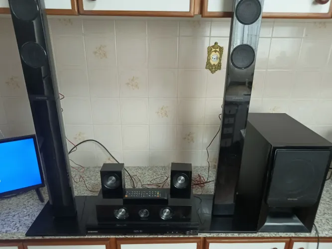 Home theater Samsung em perfeito estado de conservação e funcionamento