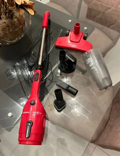 Aspirador de Pó 2 em 1 Mondial 1100W Turbo Cycle - AP-36 Vermelho e Preto