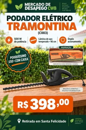 PODADOR ELÉTRICO TRAMONTINA ? 500 W (C003)