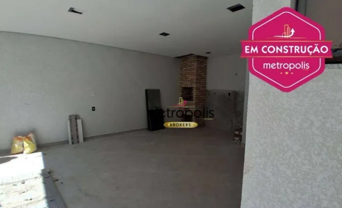 Sobrado com 3 dormitórios à venda, 137 m² por R$ 810.000,00 - Parque Oratório - Santo Andr