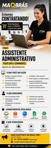 Assistente Administrativo | E-commerce e Marketplace