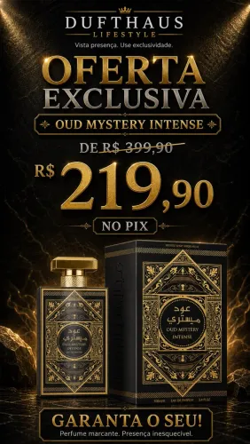 Perfume Árabe Oud Mystery Intense