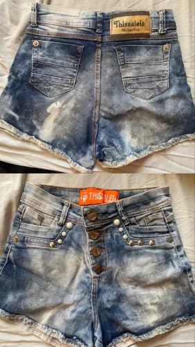 Short jeans e calças