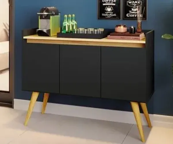 Buffet Aparador Leticia 3 Portas Dividimos Em Até 10x Sem Juros