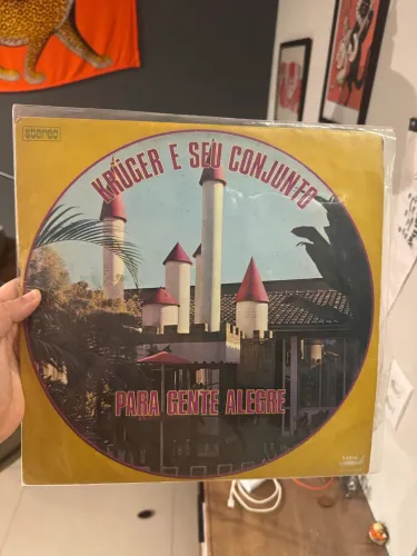 LP - Krueger e seu conjunto - Gente Alegre