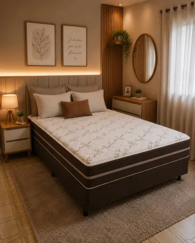 Cama Box Casal Premium FRETE GRÁTIS TAUBATÉ 