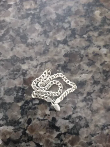 Pulseira de prata escama 3mm