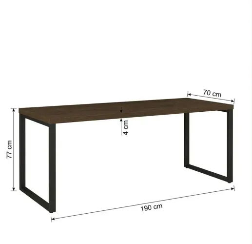 Mesa de Escritório - Madeira Madeira - IMPECÁVEL