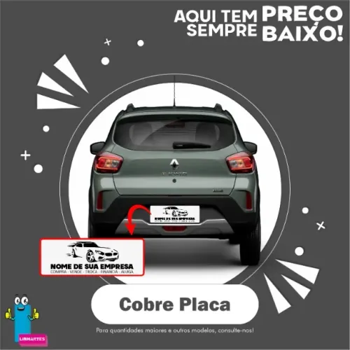 Cobre placa personalizado - Detalhes que fazem você se destacar.